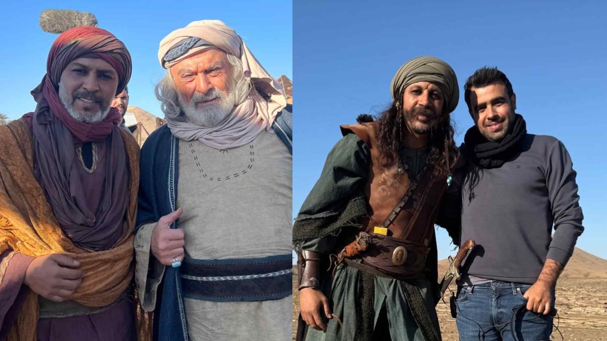 المخرج سالم جبر، الممثل عدنان موحجة، الممثل سلوم حداد، الممثل عبد النبي البنيوي