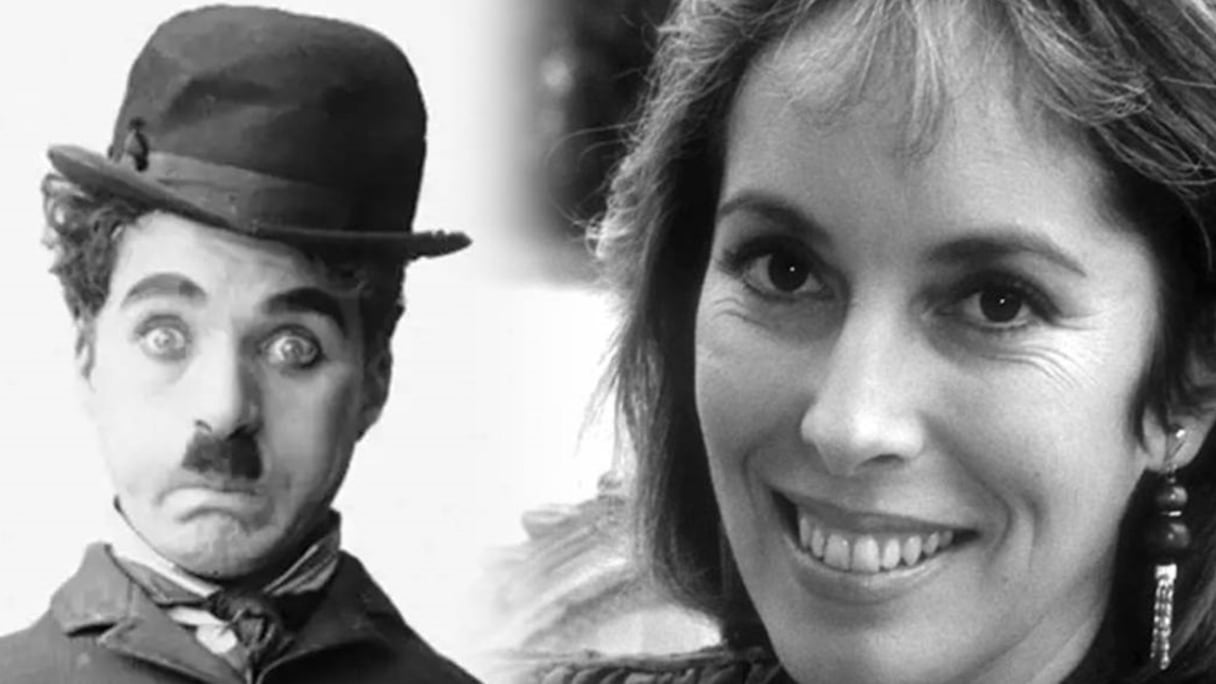 شارلي شابلن وإبنته جوزيفين