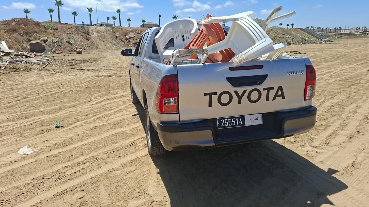 سلطات طنجة تحجز 2000 كرسي