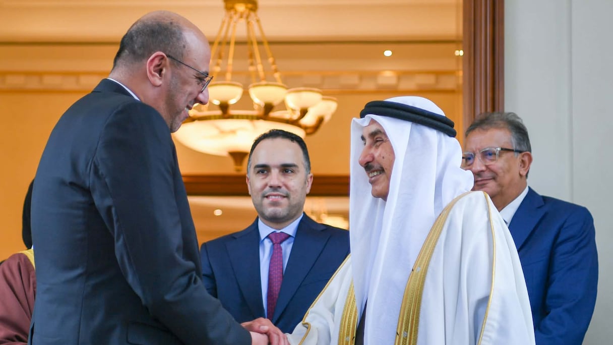 حمدي ولد الرشيد في ضيافة الشيخ خالد بن عبد الله