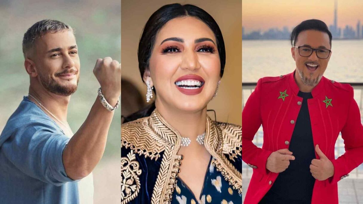 ريدوان، أسماء المنور، وسعد لمجرد