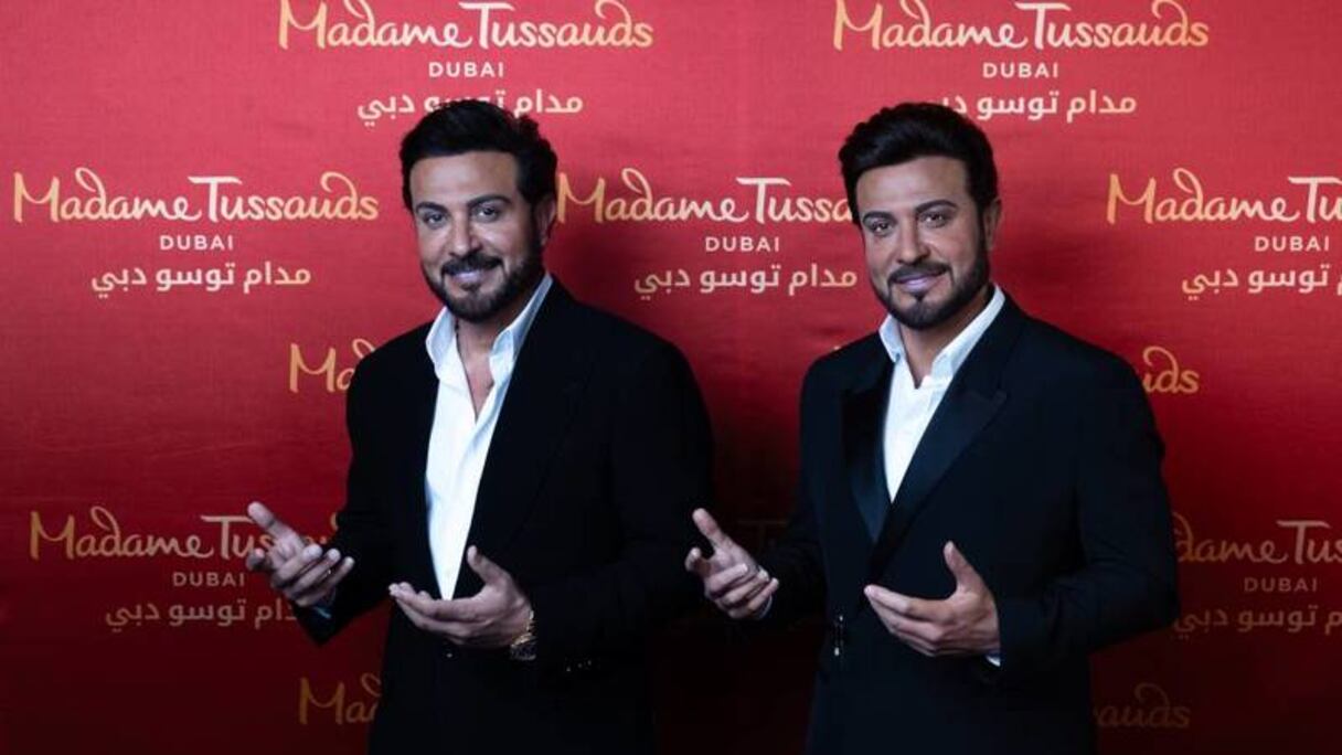 ماجد المهندس وتمثاله الشمعي