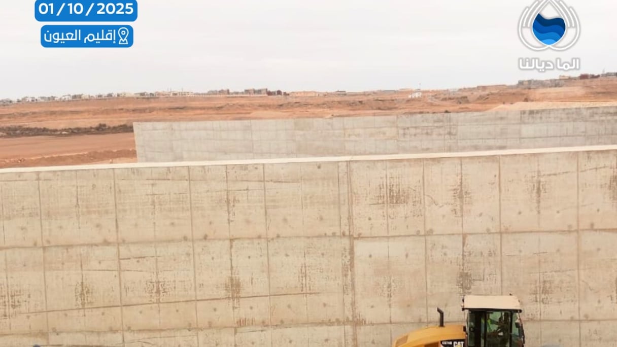 تقدم كبير في أشغال سد الساقية الحمراء بالعيون
