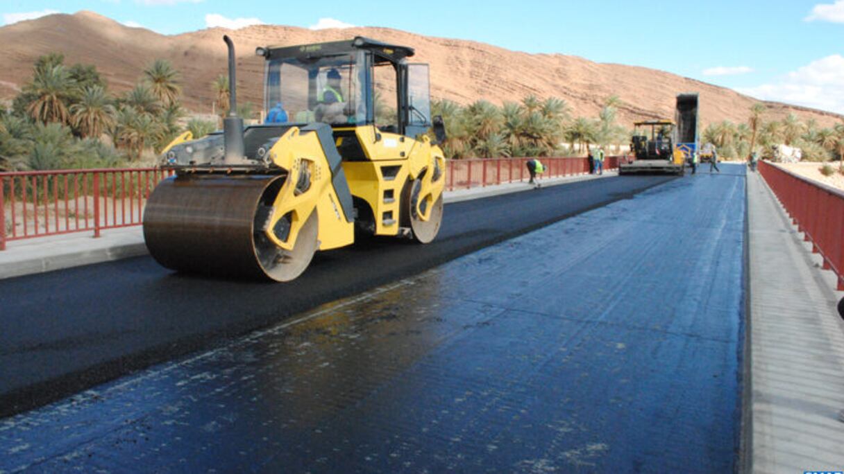 صورة تعبيرية . تشييد مقاطع طرقية