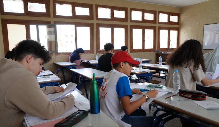 أجواء اليوم الأول من امتحانات البكالوريا بمدينة الدار البيضاء