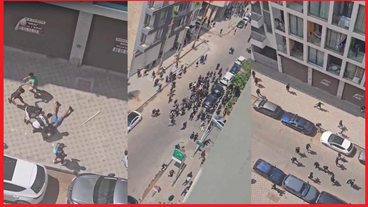 تبادل العنف بين جمهور الرجاء