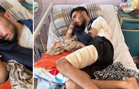 الثلاثي جيراندو ومنجب وسيمبريرو يوظف صورة جريح في غزة لاستهداف المغرب عبر بوابة سبتة
