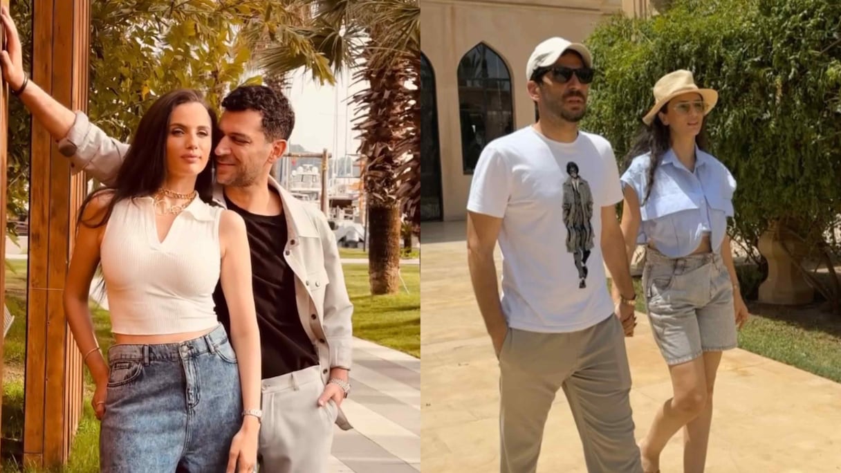 مراد يلدرم وزوجته إيمان الباني