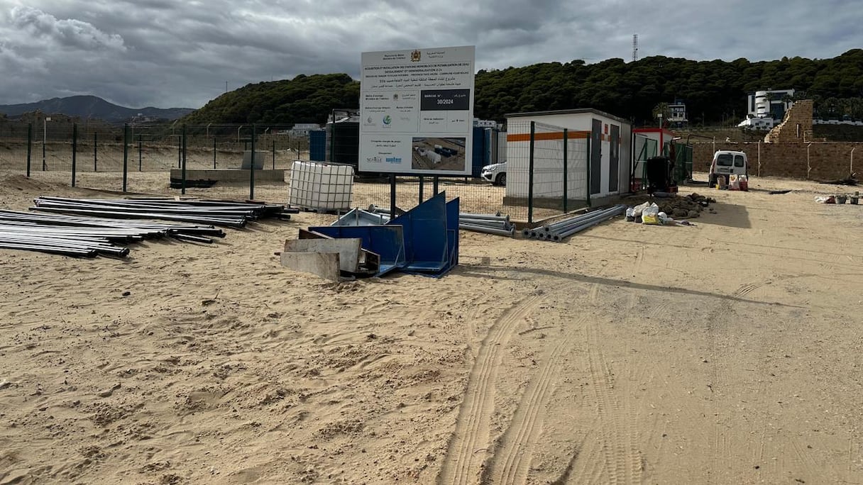 الأشغال الأخيرة بأول محطة تحلية المياه الاجاجة بالقصر الصغير