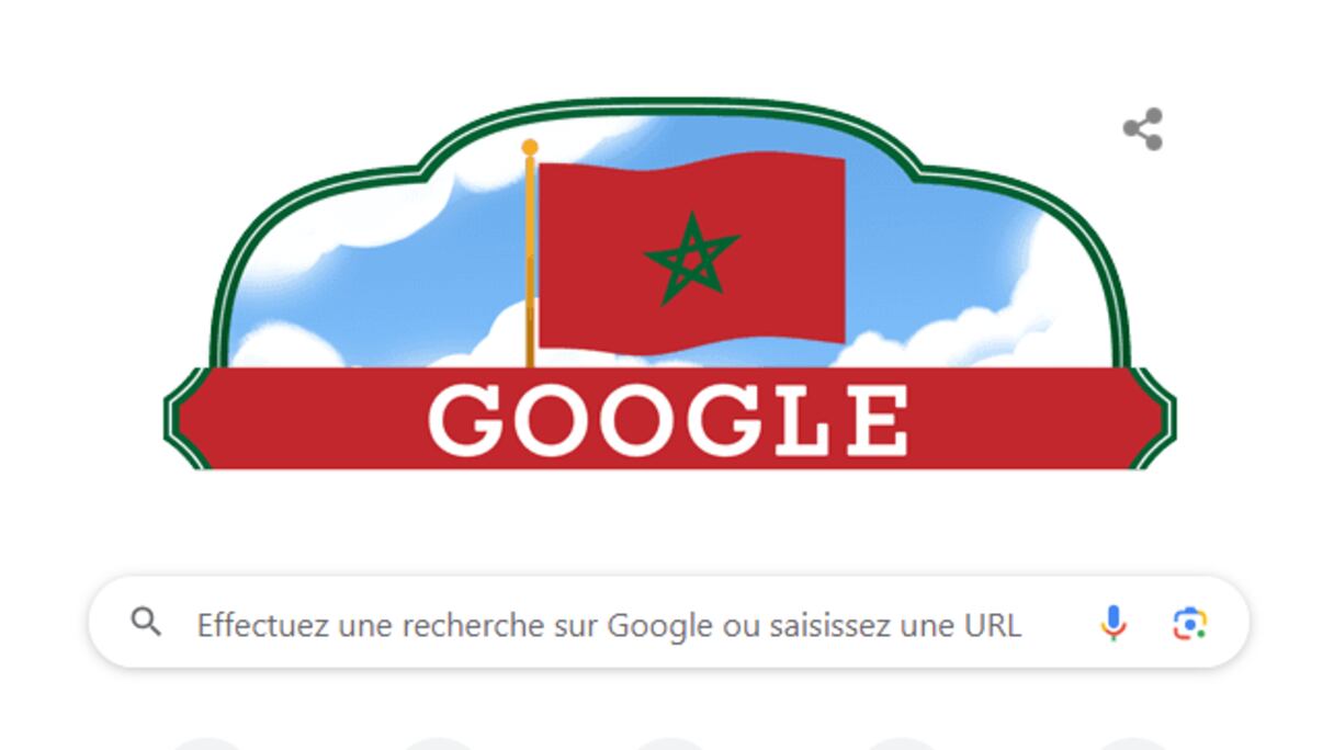 محرك البحث "غوغل" يحتفي بالذكرى الـ68 لعيد استقلال المملكة