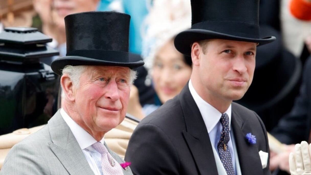 الأمير ويليام ووالده الملك تشارلز