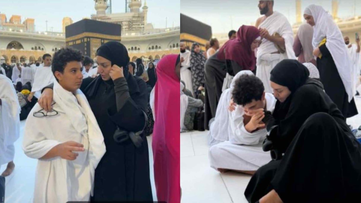 أسماء المنور وابنها