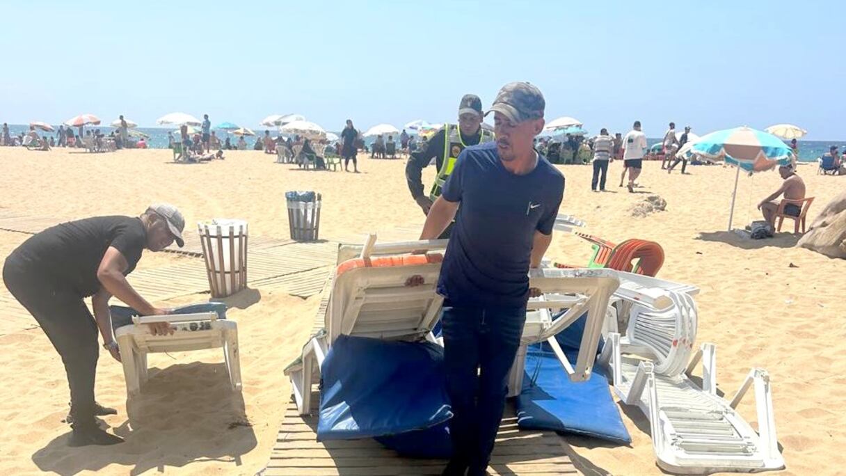 سلطات طنجة تحجز 2000 كرسي