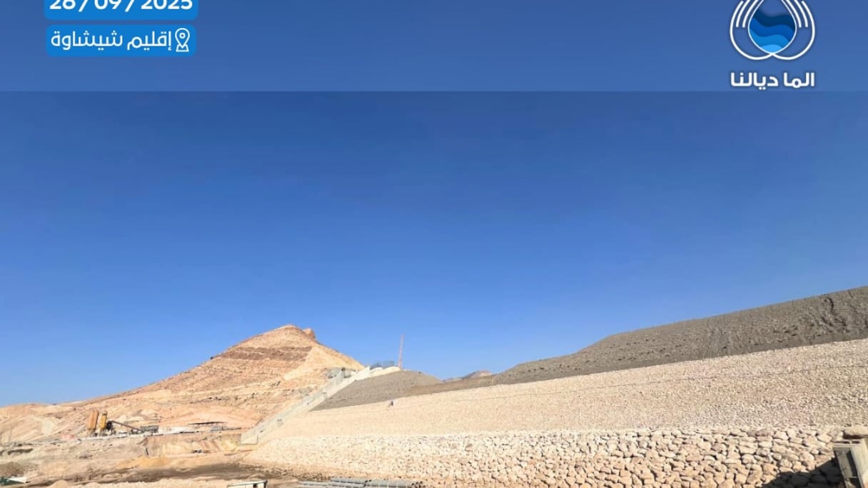 أشغال إنجاز سد بولعوان بإقليم شيشاوة تصل إلى 70%