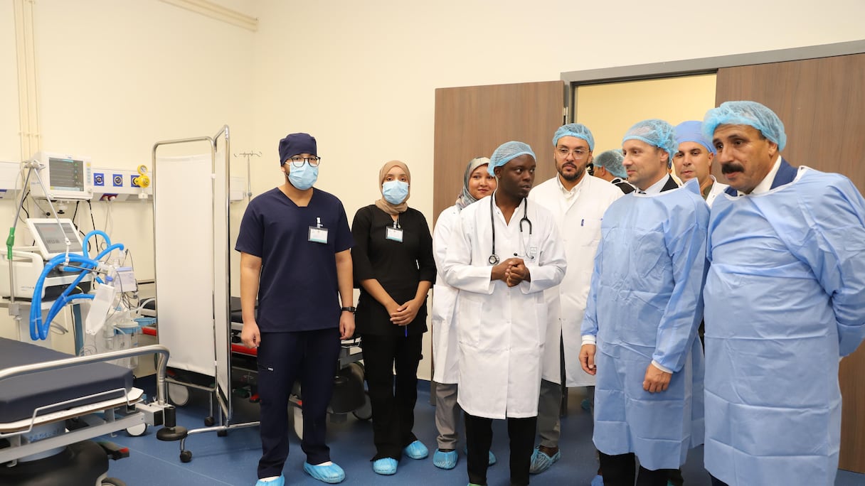 التهراوي يزور مرافق المركز الاستشفائي الإقليمي لتنغير
