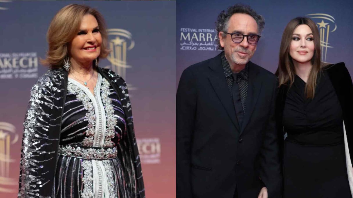 تيم برتون ومونيكا بيلوتشي ويسرا