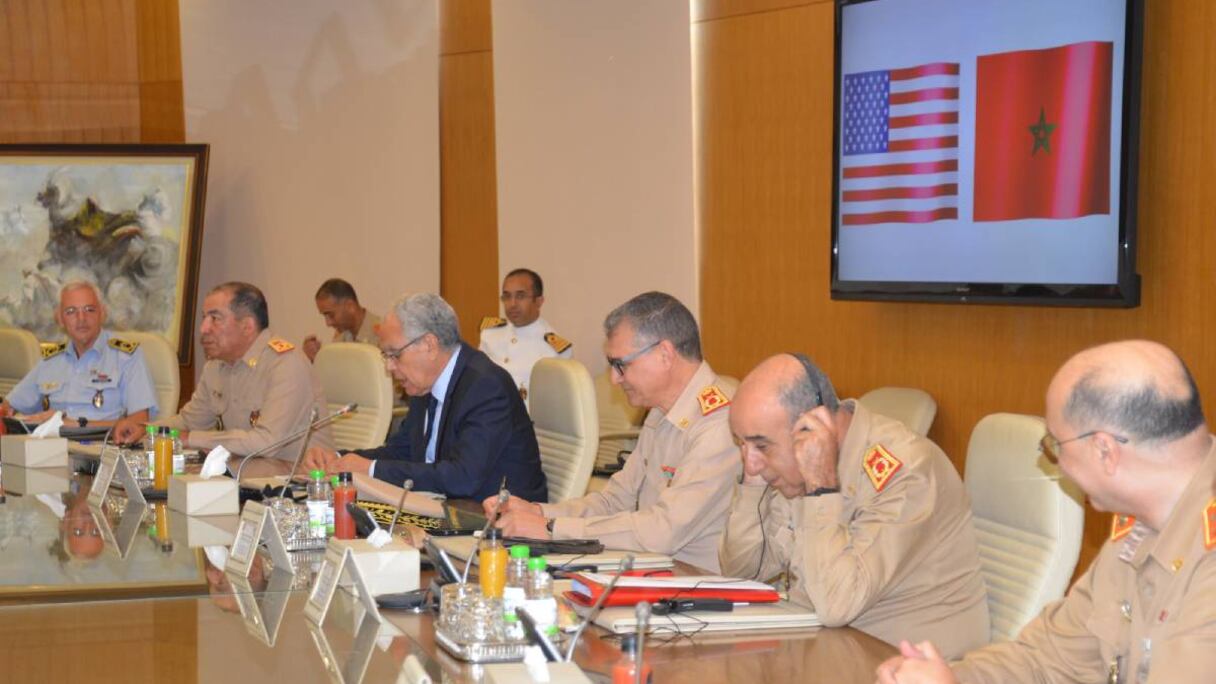 عبد اللطيف لوديي رفقة وفد من الكونغرس الأمريكي