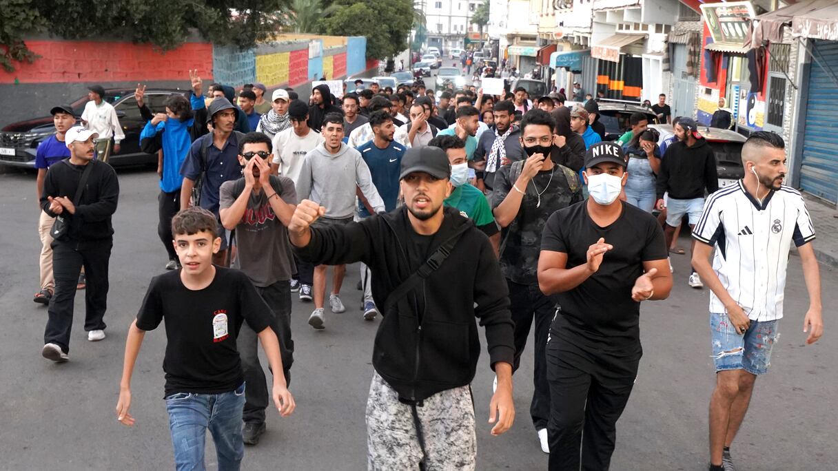 شباب «جيل Z» يحتجون بالدار البيضاء لإصلاح الصحة والتعليم