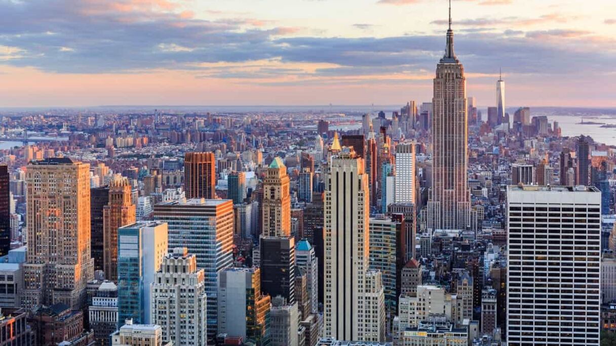 مشهد من مدينة نيويورك