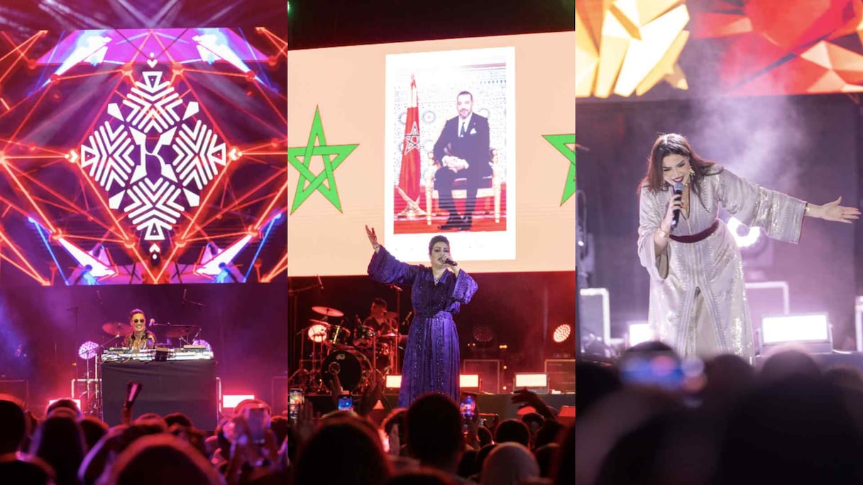 دعاء اليحياوي، زينة الداودية، وكوثر صديق