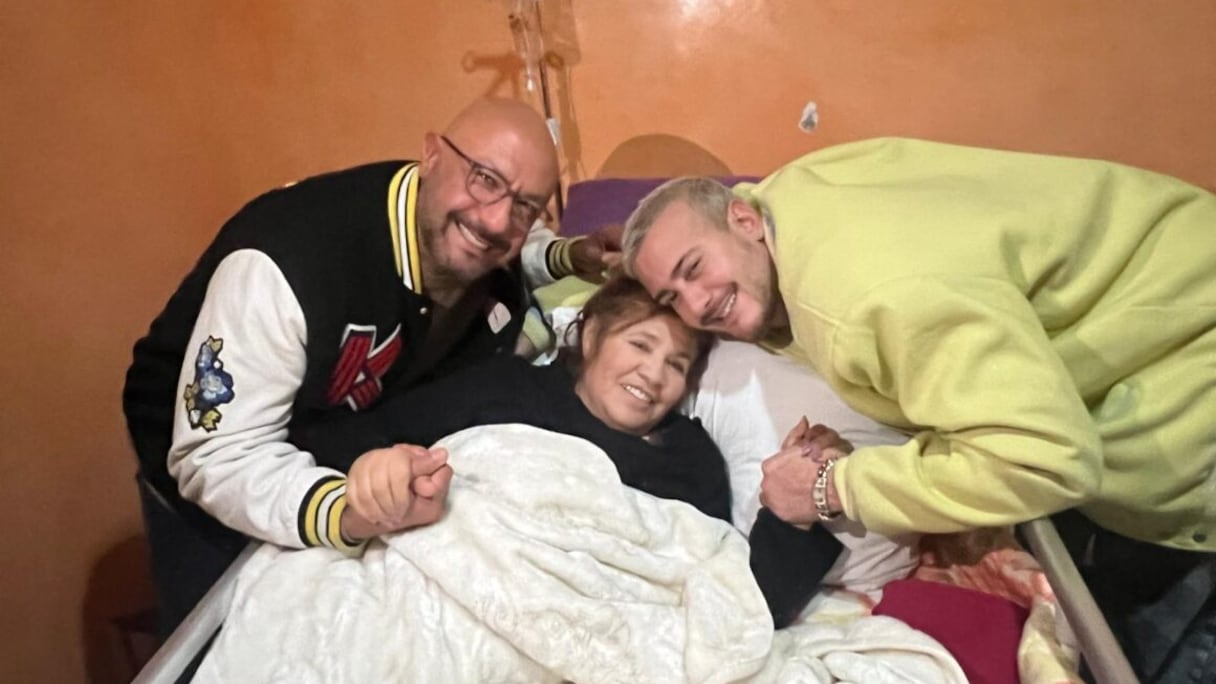 سعد لمجرد يزور أمال التمار في المستشفى