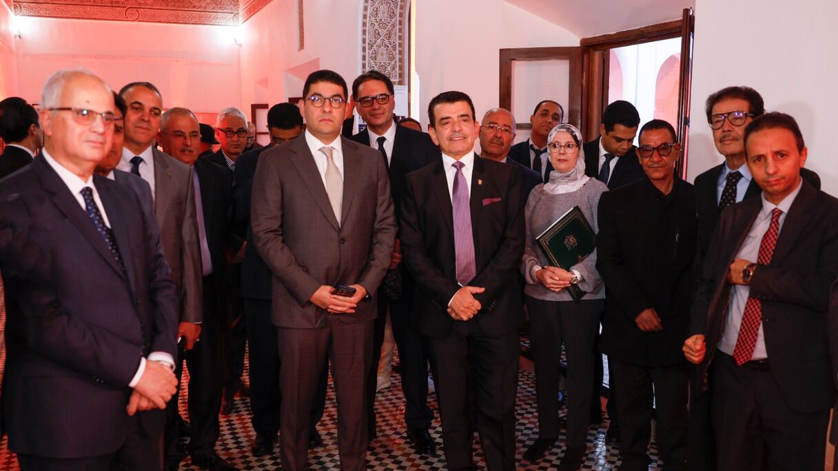 إطلاق طابع بريد تذكاري بمراكش بحضور بنسعيد