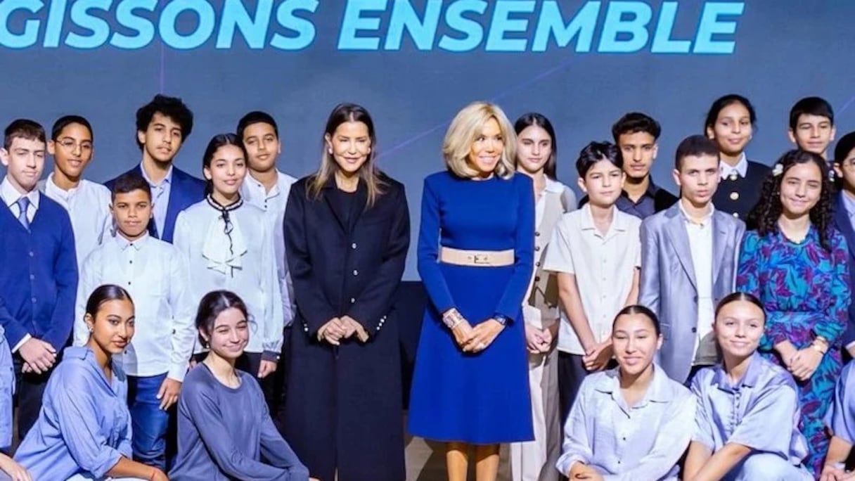 الأميرة للا مريم وبريجيت ماكرون تطلقان حملة “محاربة التنمر في الوسط المدرسي والتنمر السيبراني”