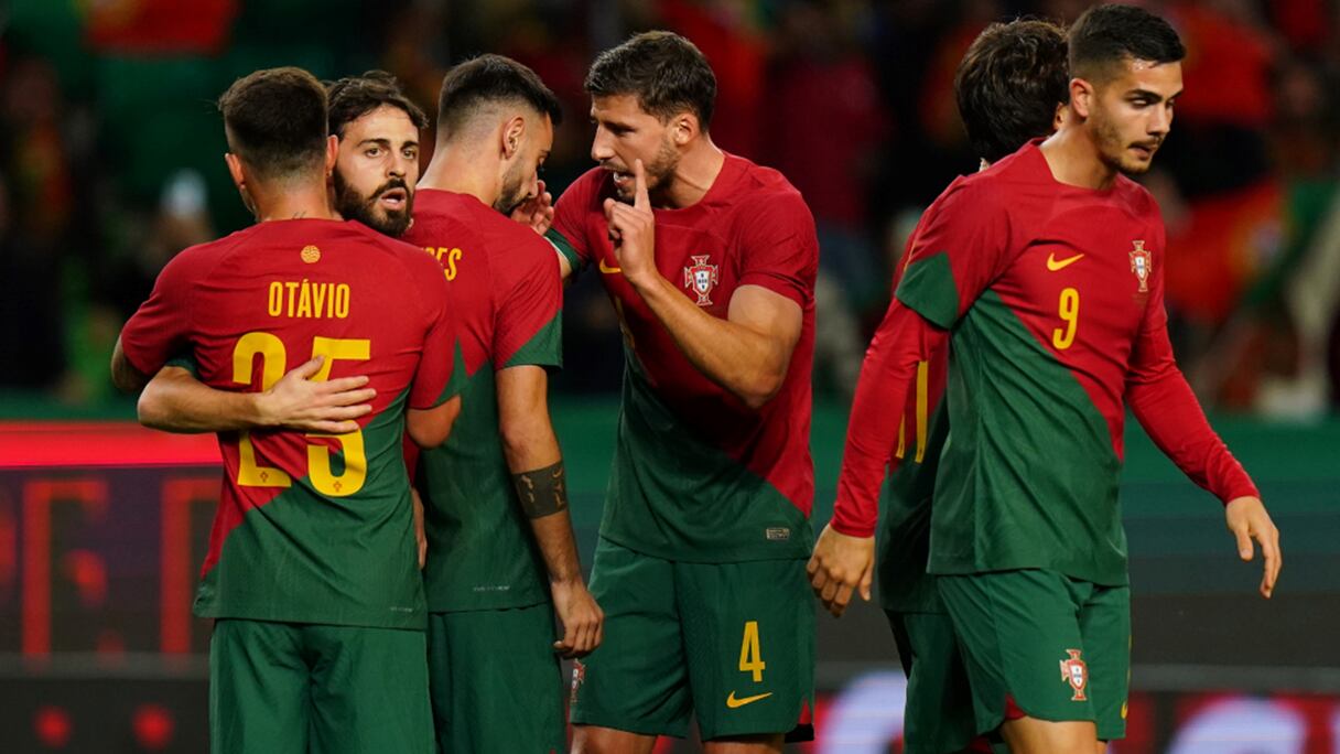 لاعبو المنتخب البرتغالي