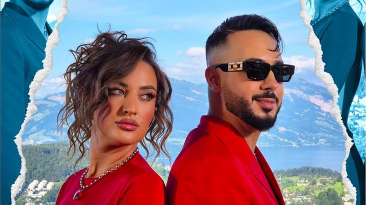 الفنان المغربي بدر سلطان والفنانة الألبانية إغزونا ديداي