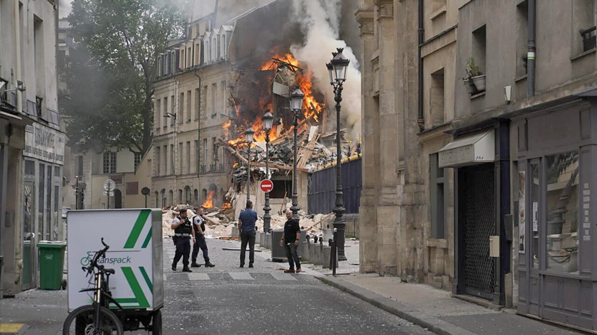 انفجار في باريس