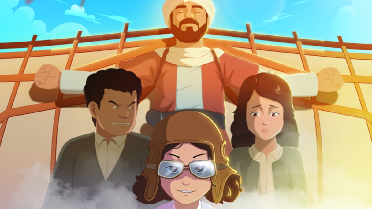 الرسوم المتحركة "مغاربة في السماء"