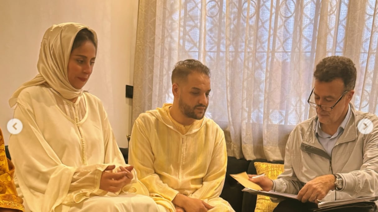 فدوى الطالب تحتفل بعقد قرانها