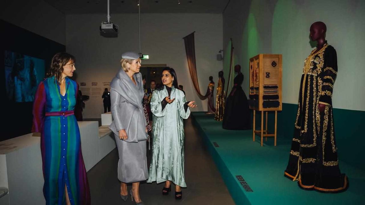 مريم بلخياط رفقة ملكة هولندا