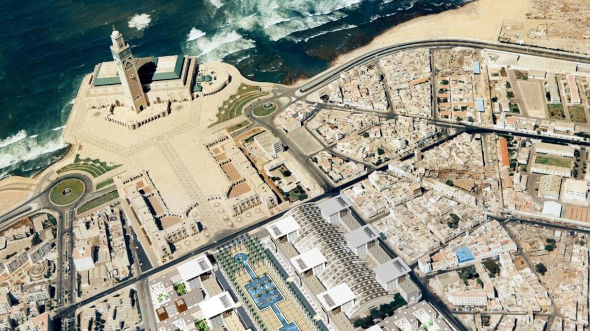 المحج الملكي
هو الأقدم على الورق، وطال انتظاره زهاء العقدين، يمثل لوحده قطبا ومتنفسا جماهيريا هاما، يمتد طوله على مسافة كلم ونصف، وهي الفاصلة ما بين مسجد الحسن الثاني وساحة الأمم المتحدة، سيتم تشييد عمارات تأوي عدة شركات وأبناك، وسيكون هذه المحج مزينا ببنايات ومنشآت مختلفة من قبيل قصر المؤتمرات والمسرح الكبير.