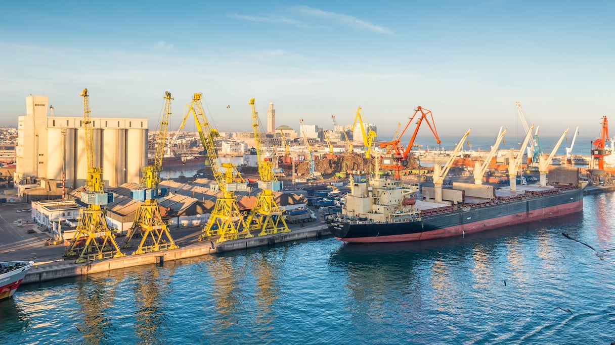 صورة تعبيرية . ميناء الدار البيضاء