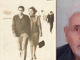 عبد الرحمن الخياط وزوجته نعيمة المشرقي