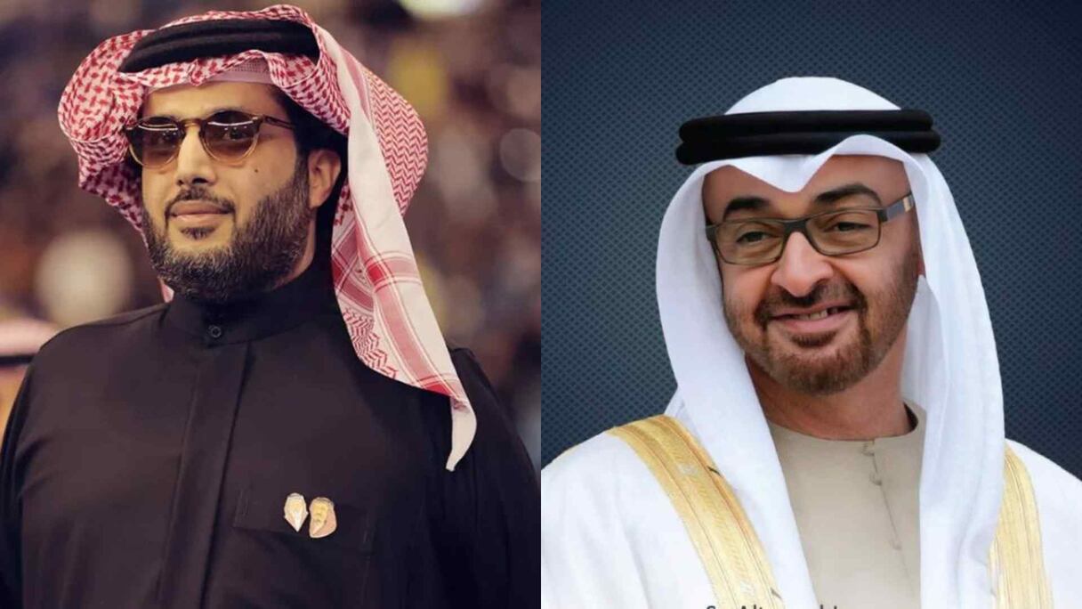 الشيخ محمد بن زايد آل نهيان وتركي آل الشيخ