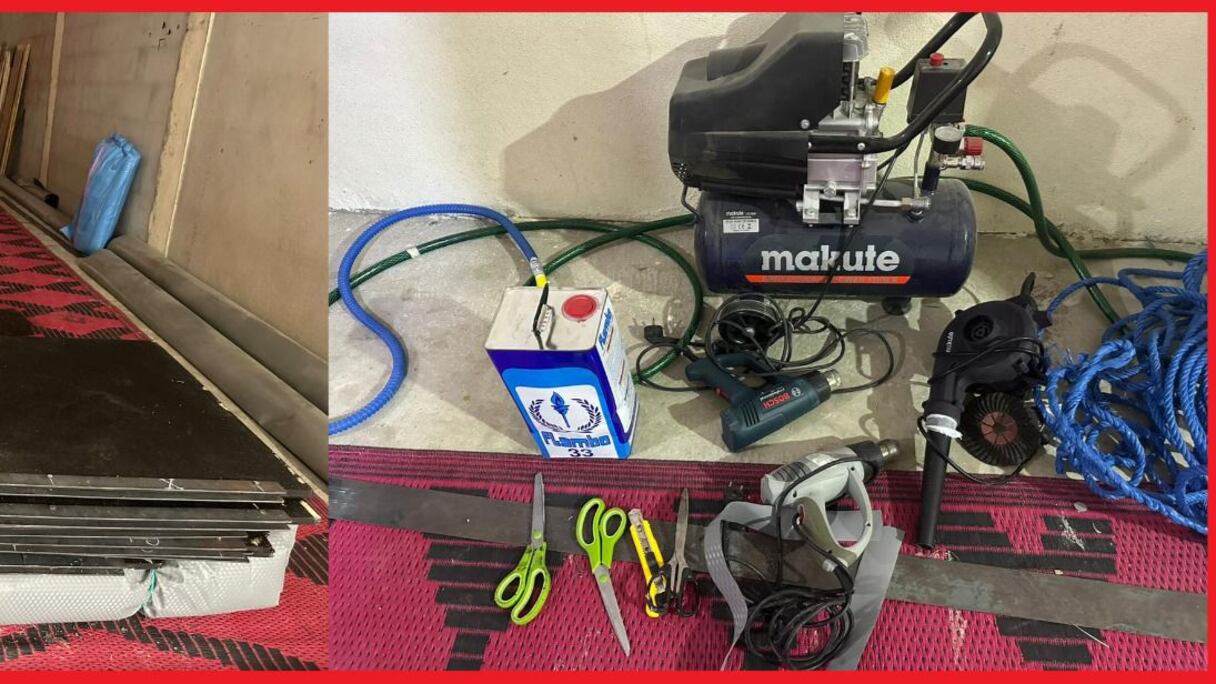 إعداد قوارب للهجرة السرية