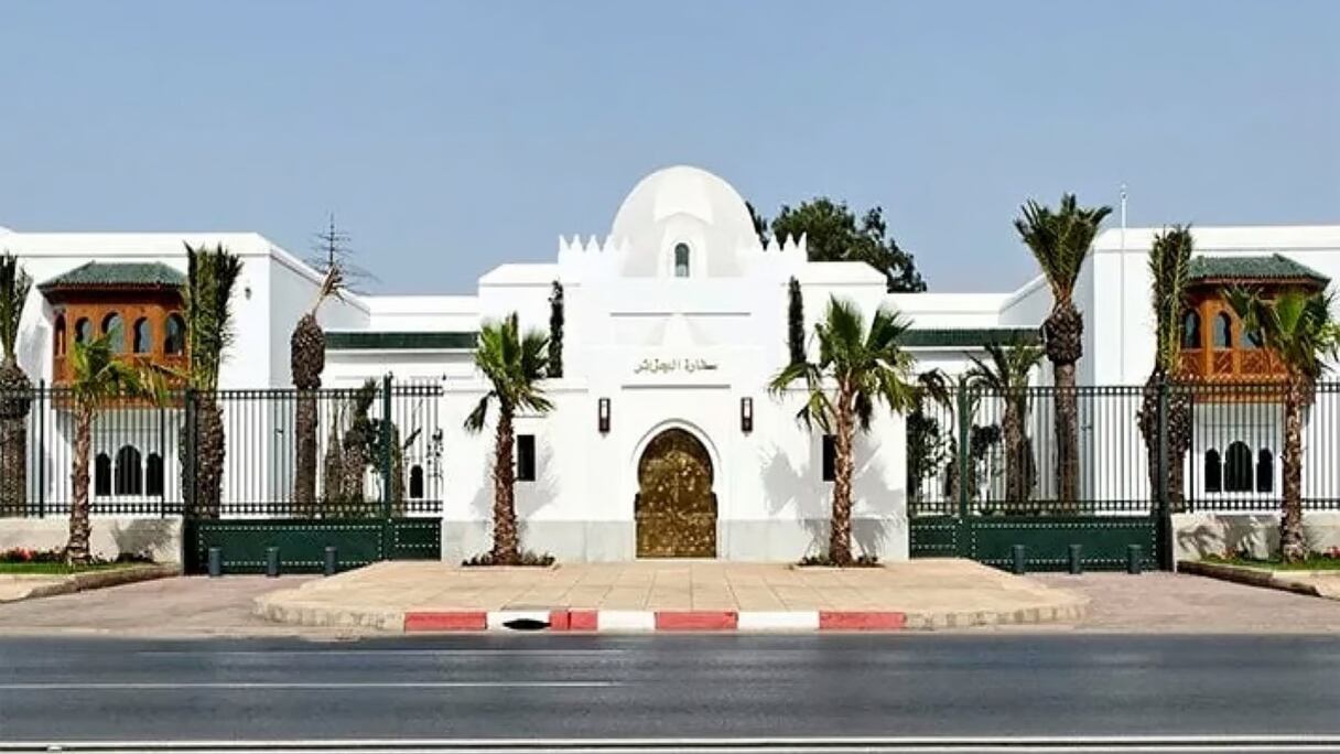 Le siège de l'ambassade d'Algérie à Rabat.