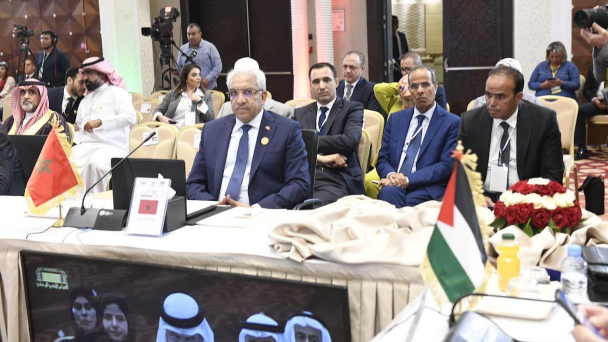 الوفد البرلماني المغربي المشارك في المؤتمر الثامن والثلاثين للاتحاد البرلماني العربي