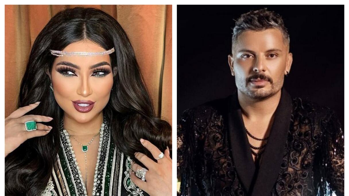 حاتم عمور ودنيا بطمة