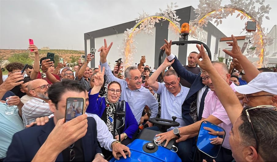 فوزي لقجع في حملة انتخابية، بصفرو، يوم الأربعاء 2 شتنبر 2026