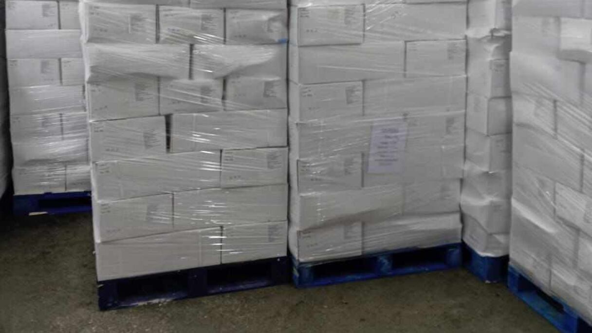 حجز المخدرات وسط الأسماك المجمدة