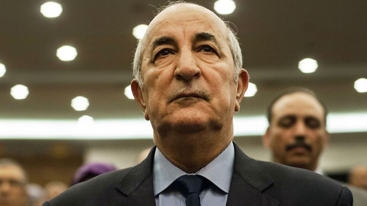 Le président algérien Abdelmadjid Tebboune.