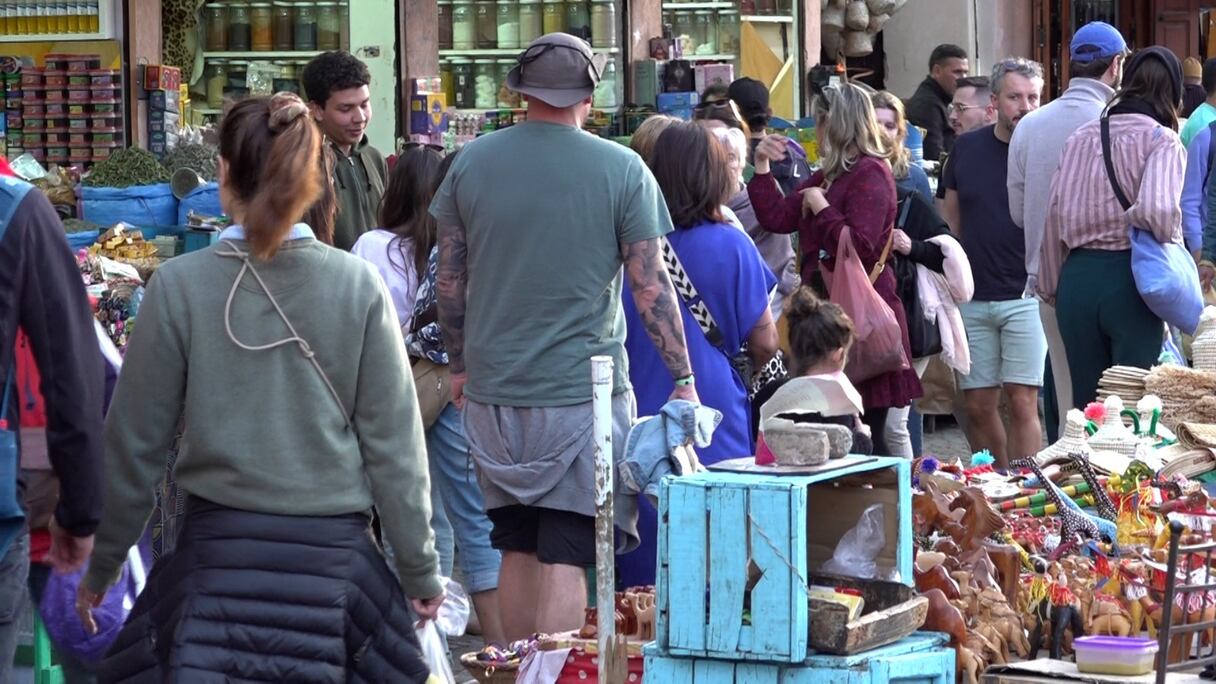 سياح في مراكش