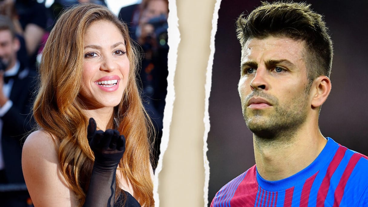 بيكيه وحبيبته السابقة النجمة شاكيرا