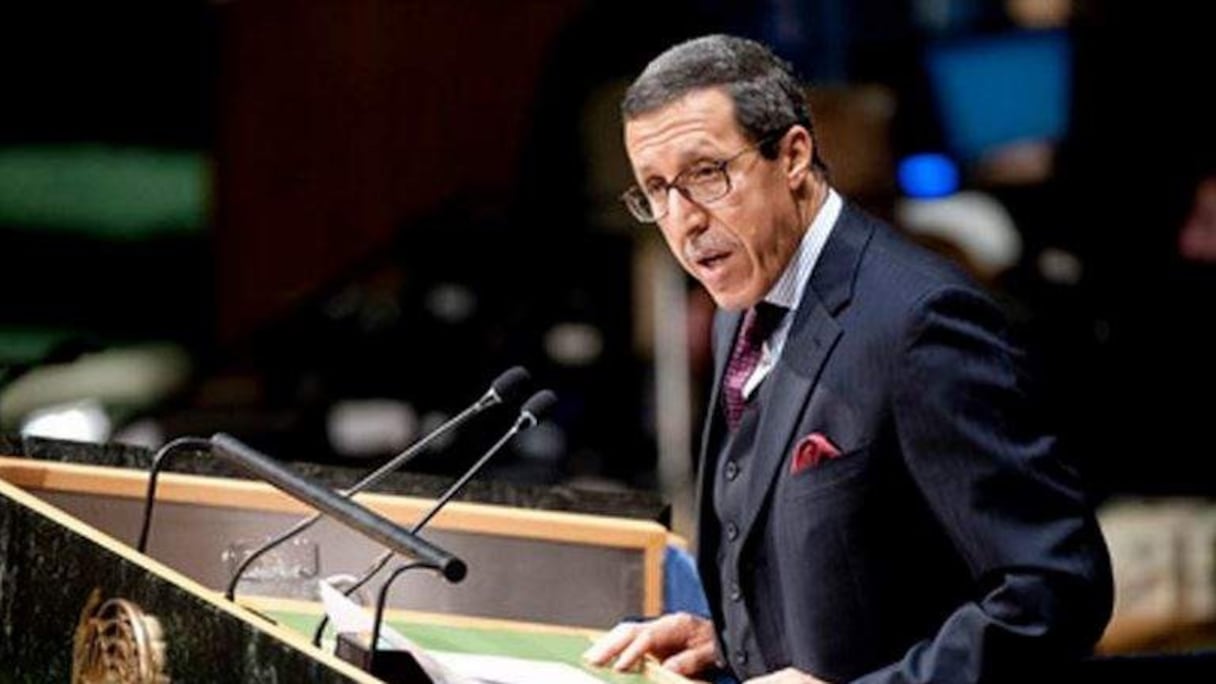 L'ambassadeur, représentant permanent du Maroc auprès de l’ONU, Omar Hilale.