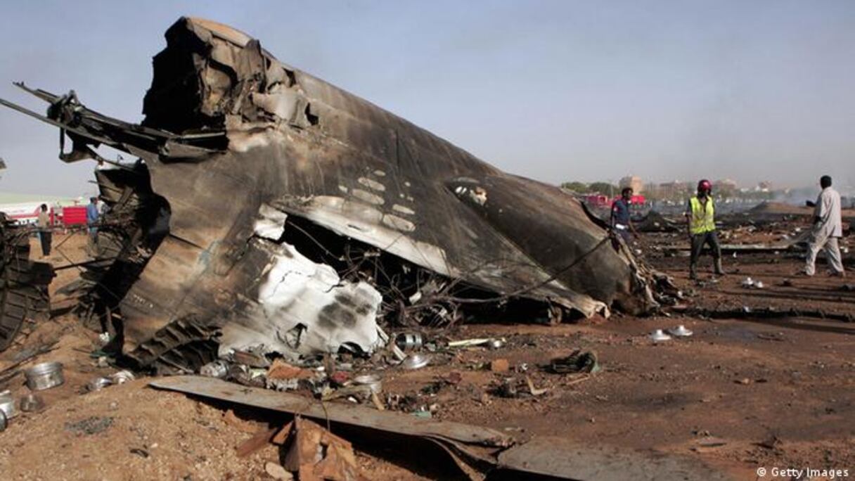 صورة تعبيرية . تحطم طائرة