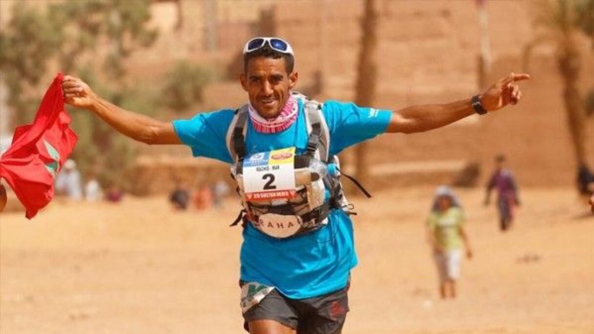 Rachid El Morabity, vainqueur du Marathon des Sables en 2011, 2014 et 2015 et 2017.