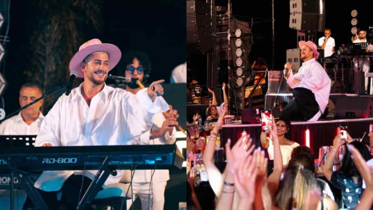 حفل سعد لمجرد في الساحل الشمالي